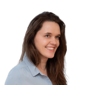 Frau mit braunen Haaren