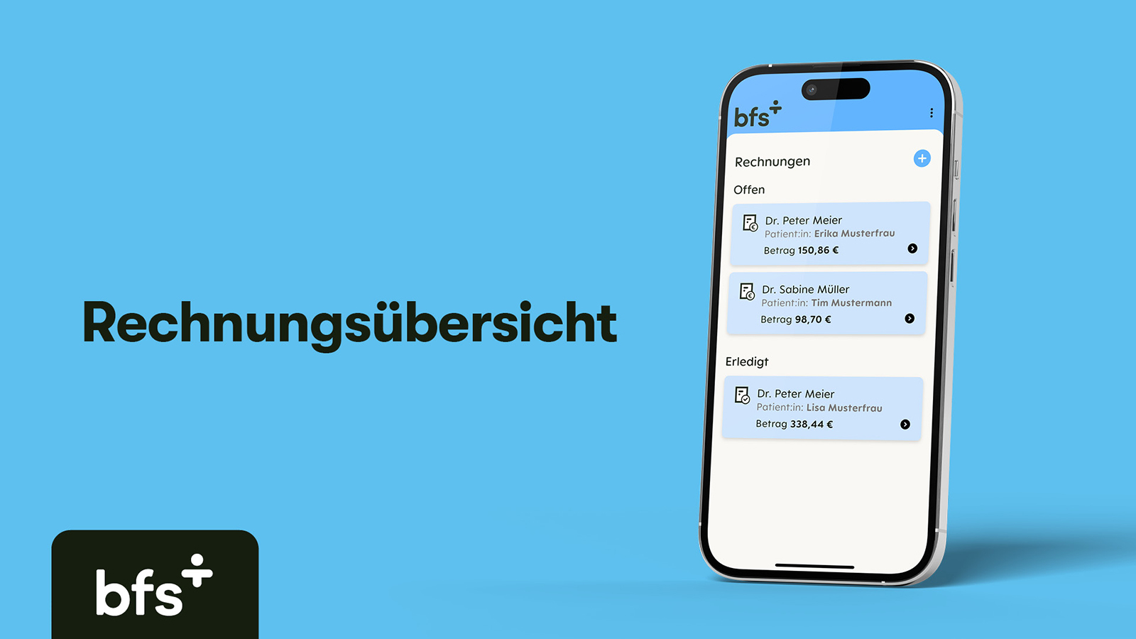 BFS App - Rechnungsübersicht