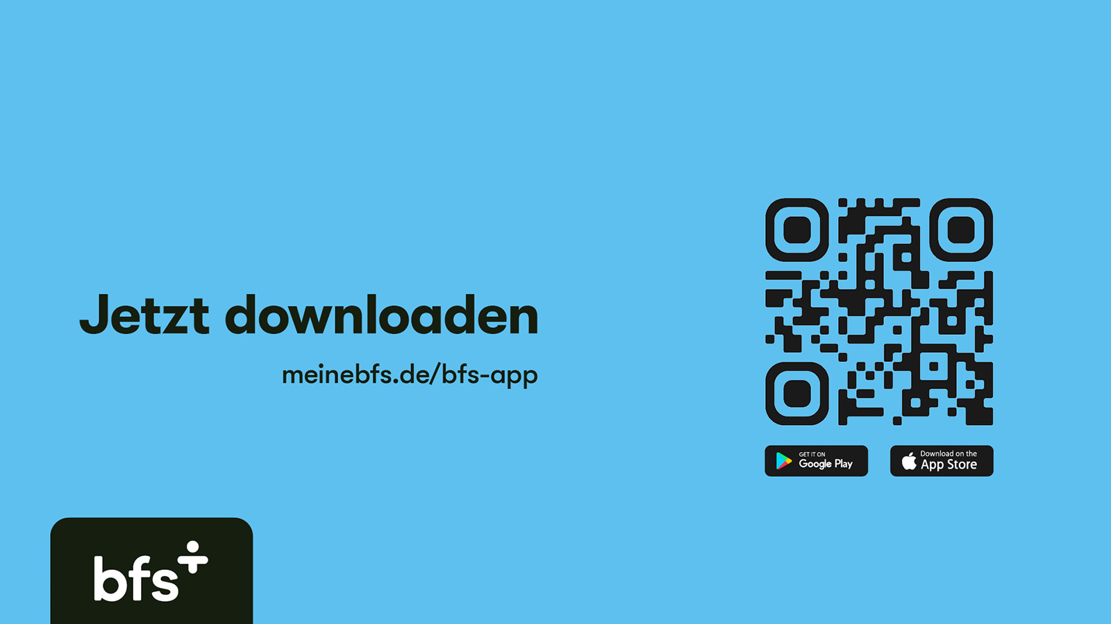 QR Code für die Bfs App